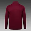 2025/2026 Bayern Deep Red Long Zipped Jacket Football Shirt 1:1 Thai Quality