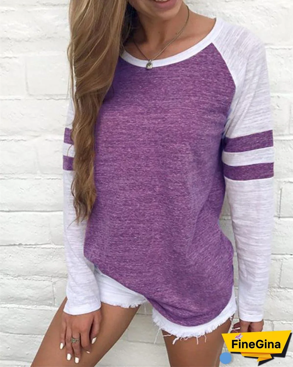 Plus Size Multi-color Tops Holiday Fall Daily Casual Blouse