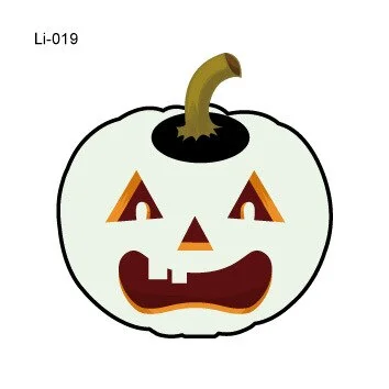 Sdrawing Glowing Tattoo Stickers Children's Glowing Toy Spider Pumpkin ghost Face Simulation Cartoon Luminous Tattoo Stickers