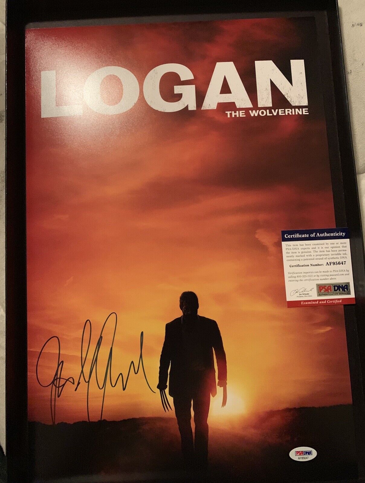 James Mangold Signed 12x18 Movie Poster Photo Poster painting Logan Psa