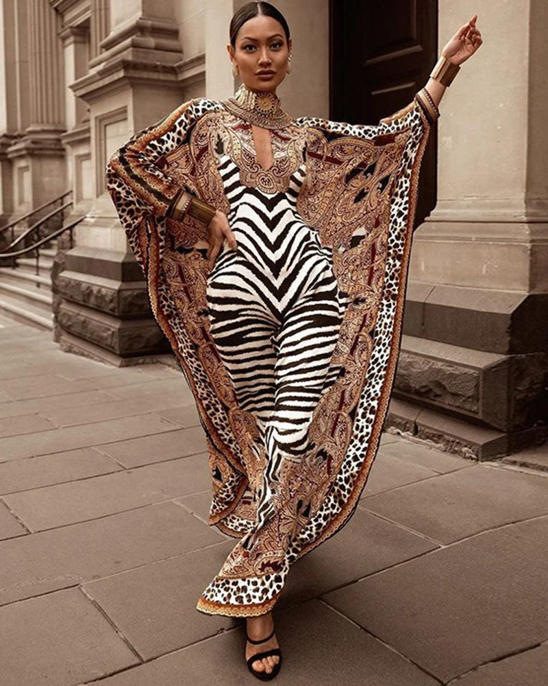Zelma Zebra Kaftan