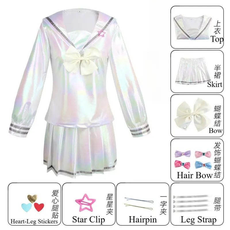 [Wetrose] In Stock Needy Streamer Overload KAngel Ame-chan Anime JK Outfit Cosplay Costume