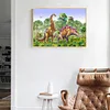 Dinosaure Compl&egrave;te Carr&eacute; Diamant Peinture 20X30CM