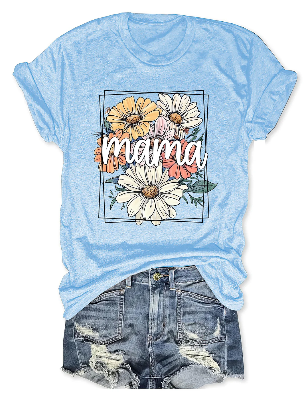  Floral Mama T-shirt