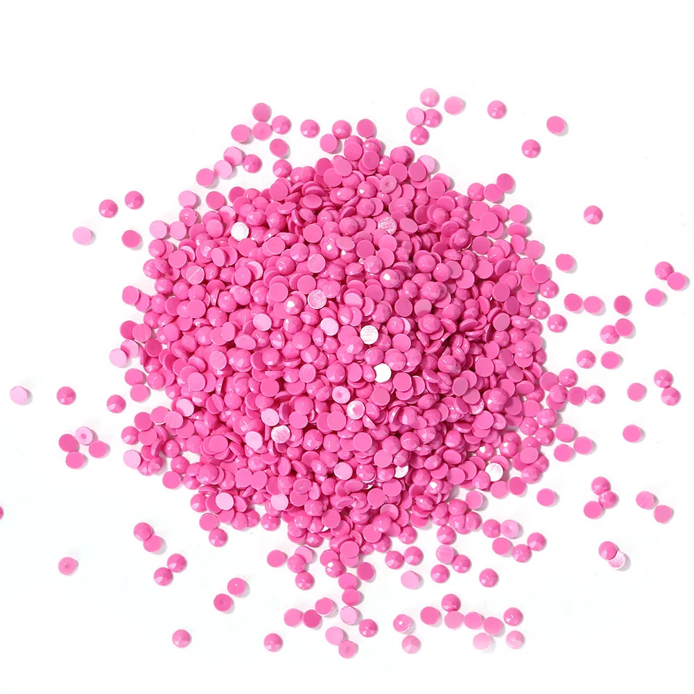 1 Bag Round Drill Diamond Rhinestone Resin Crystal Beads for Missing Beads