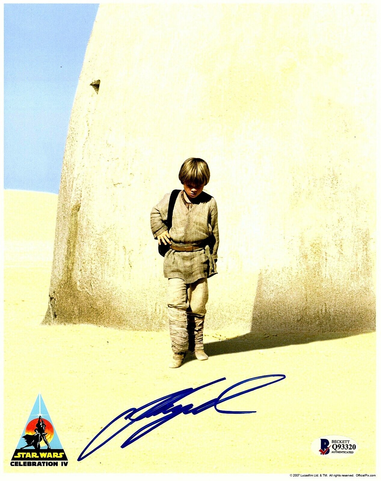 JAKE LLOYD Signed STAR WARS Anakin