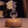 Essential Oil Nebulizing Diffuser - Aromatic Elegance - Wooden Base Design