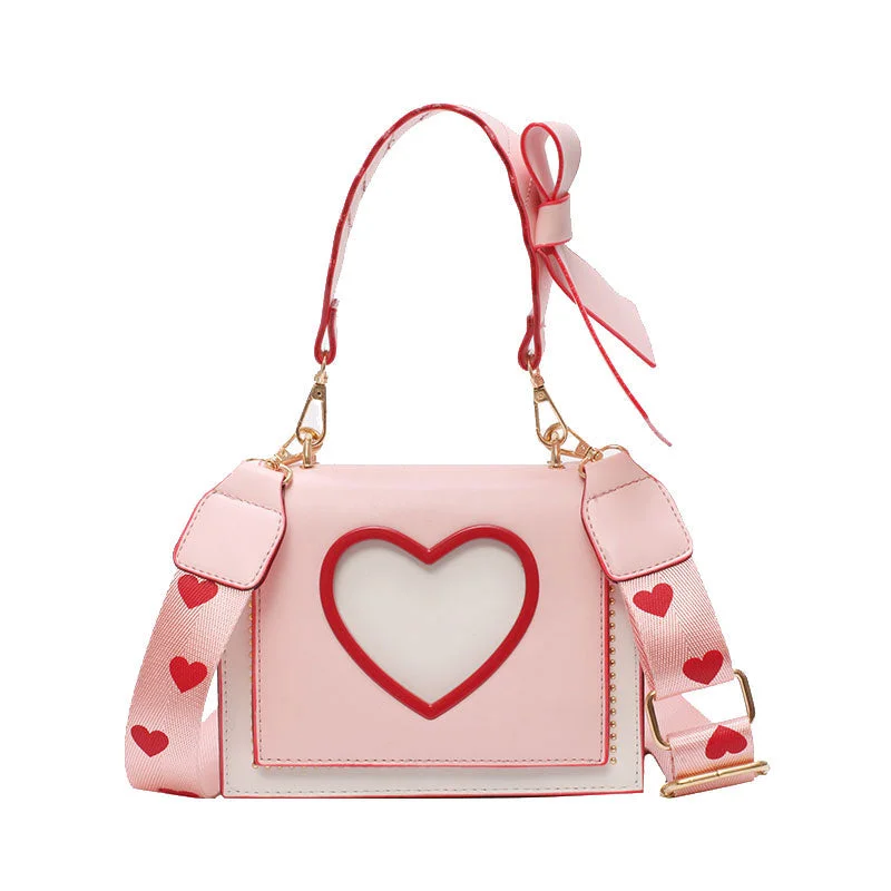 Love Pink/Black/Khaki Shoulder Crossbody Bag SP18888