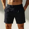 2026 Summer New Business Casual Lyocell Cotton Shorts, Old Money Style, Elastic Waist, Five-Point Pants For Men by Inlyline
