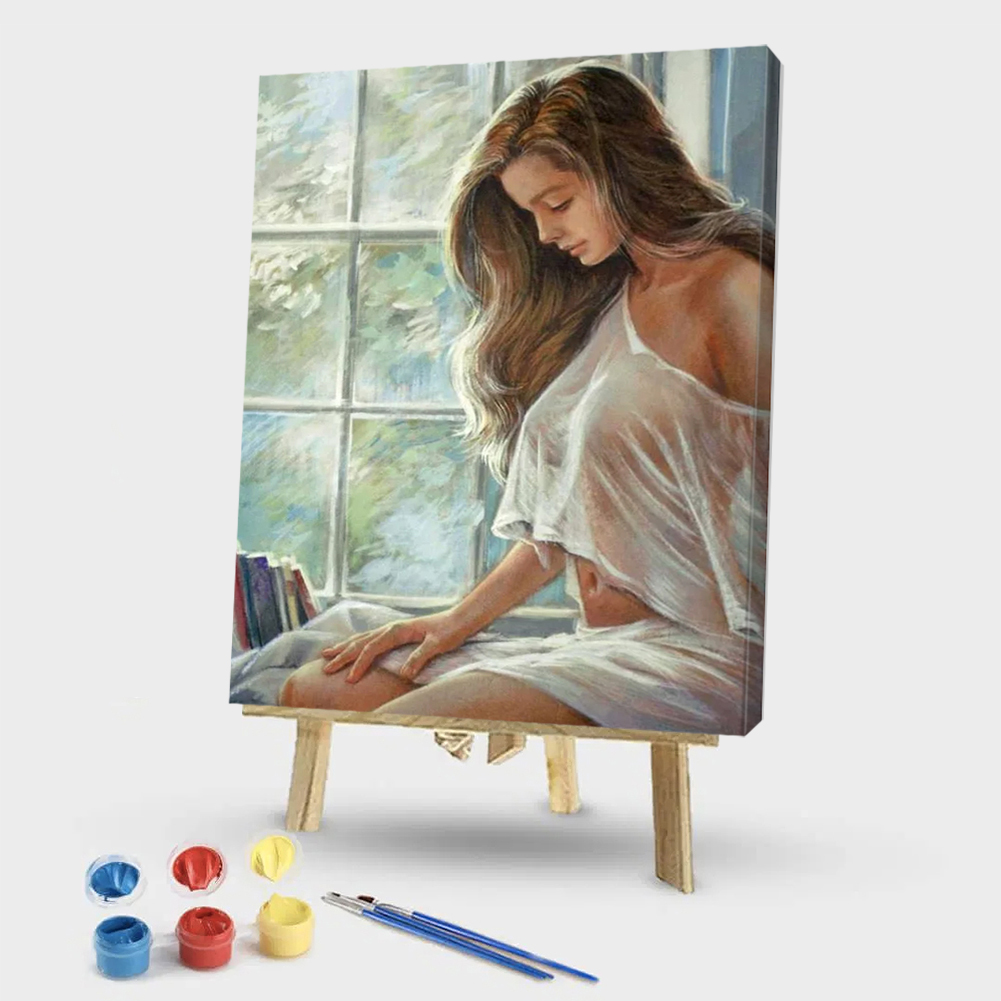 

40*50CM - Paint By Numbers - Sexy Beauty, 501 Original
