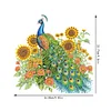 Acryl Pfau Sonnenblume - 5d DIY Handwerk Anhänger