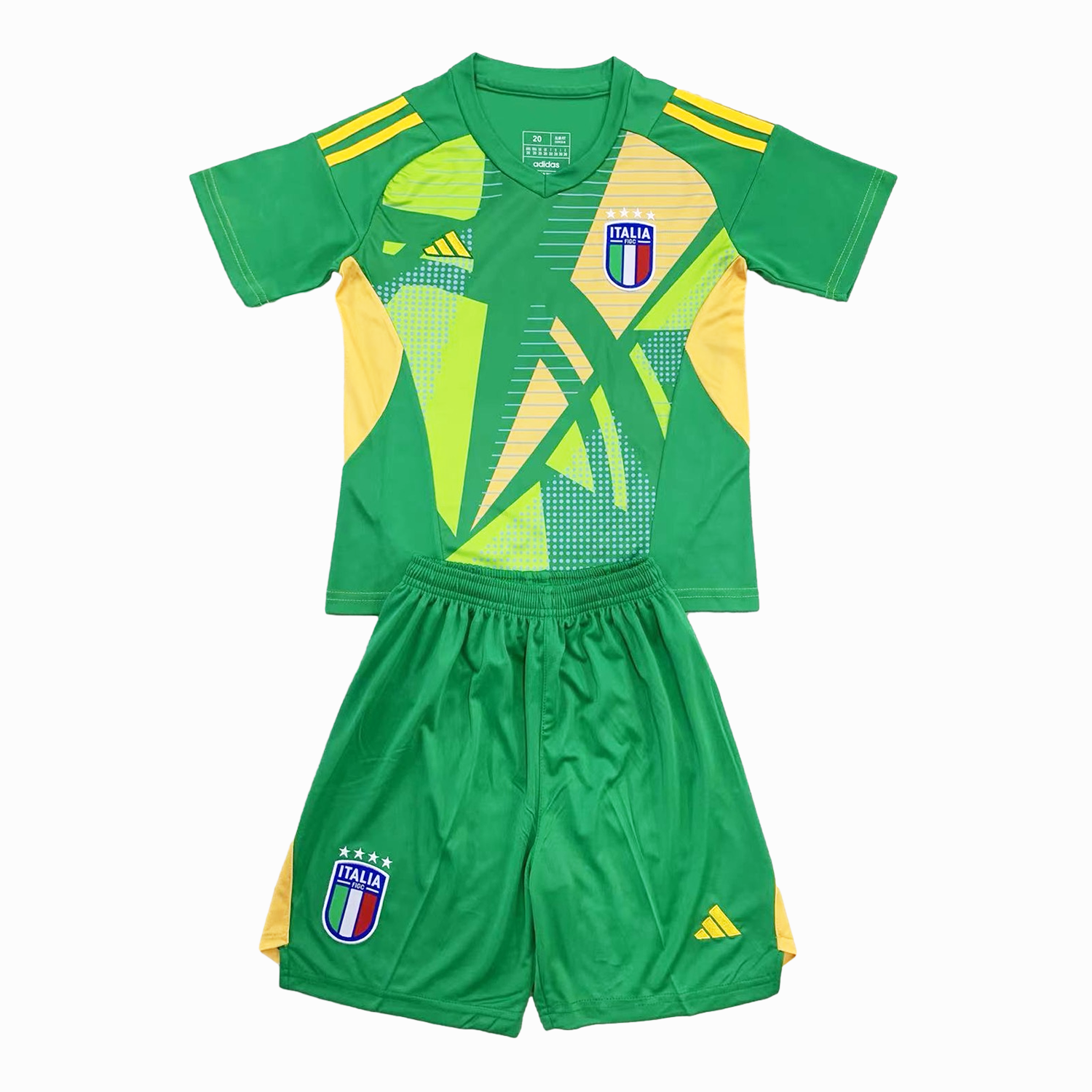 Italy 2024 Goalkeeper Kids Kit - Dark Green
