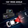 3 Lens Auto Video Camera Loop Recording HD 1080P Car Camcorder Front Rear Camera
