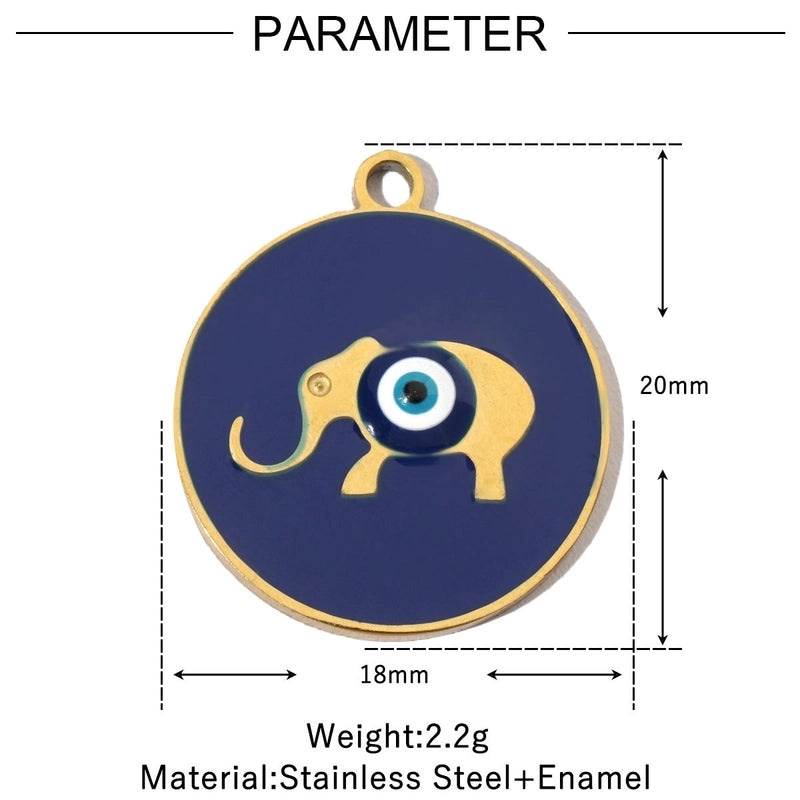 3 PCS/Package 18 * 20mm 18 * 22mm 304 Stainless Steel Geometric Heart Shape Jewelry Accessories Pendant