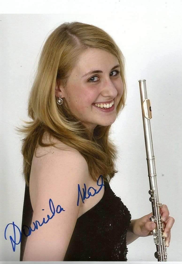 Daniela Koch FLUTIST autograph, beautiful signed Photo Poster painting