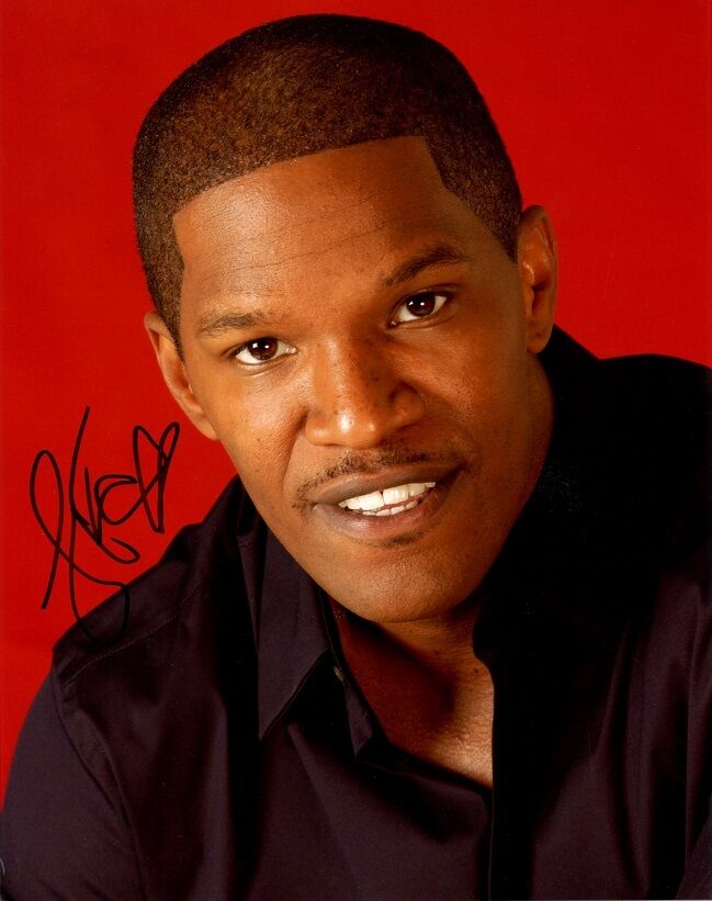 Super JAMIE FOXX In-person Signed Photo Poster painting