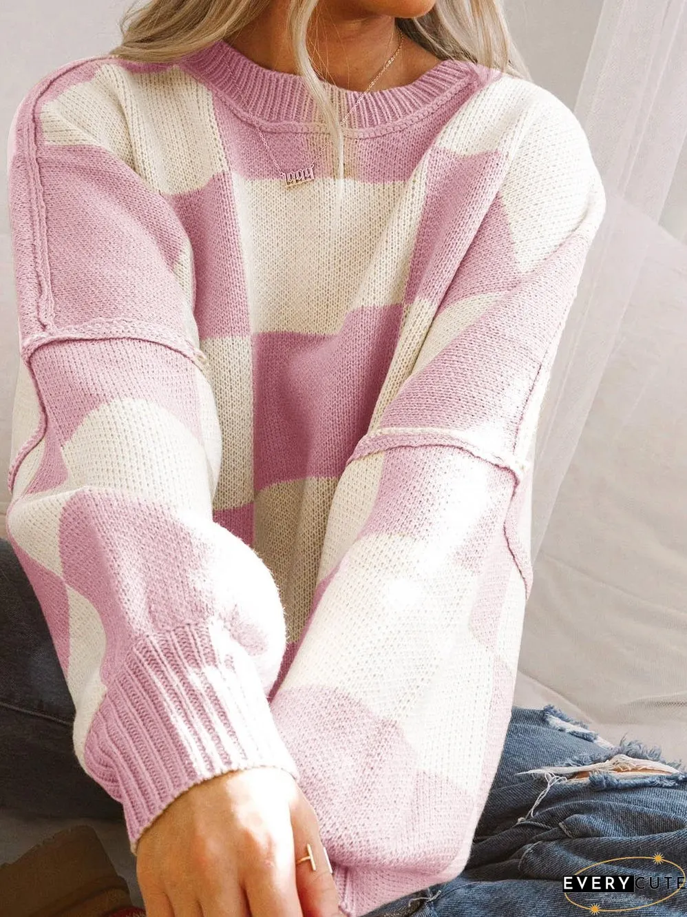 Plus Size Oversized Knit Sweater