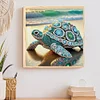 Strandschildkröte - speziell geformte Diamond Painting - 30*30cm