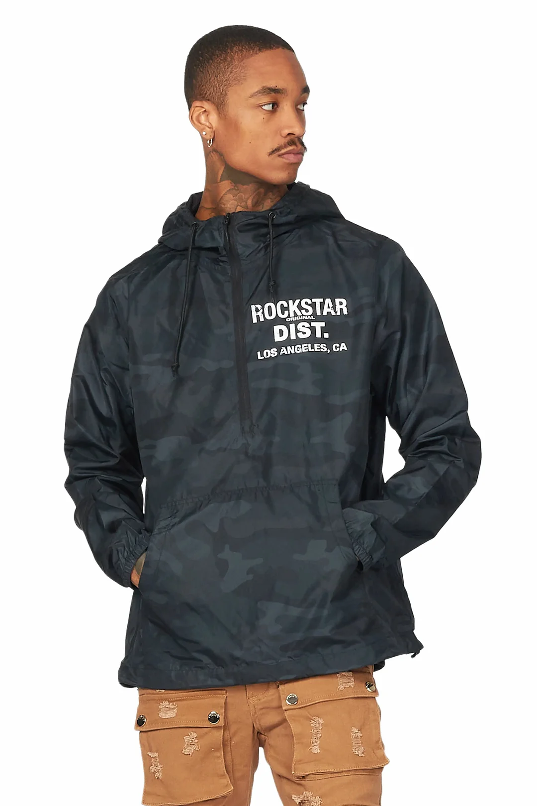 Lake Camo Graphic Windbreaker