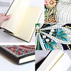 (US Local)Flower Special Shaped Diamond Painting Journal Notebook for Adults Students