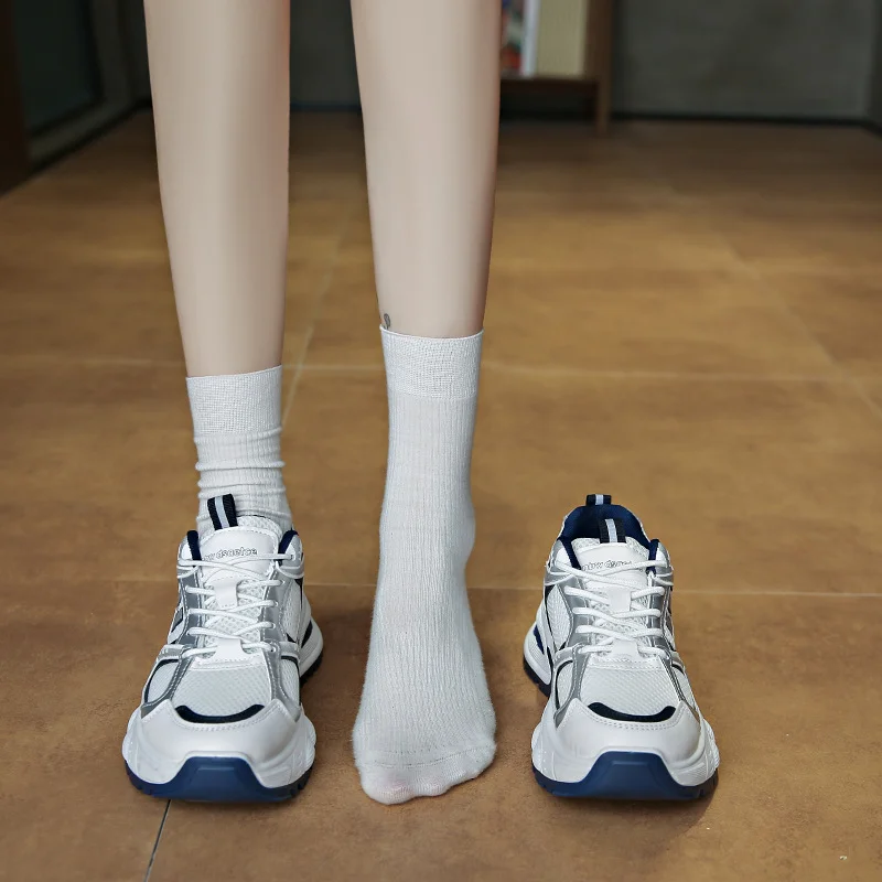 Yyvonne Old Dad Shoes Women Light And Easy To Catch Up With Breathable To Increase The Net Running Spring Sports Shoes Casual Shoes Women's High Sense