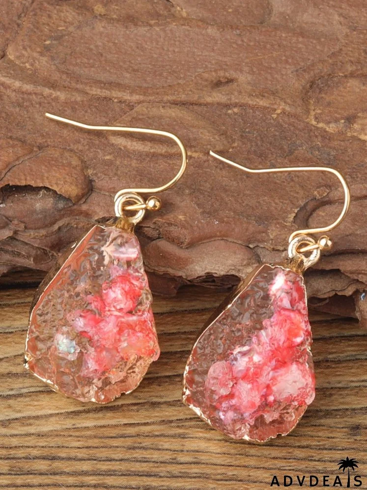 Simple Resin Drop Earrings