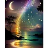 Aurora Moon-11CT Stamped Cross Stitch 40*50cm