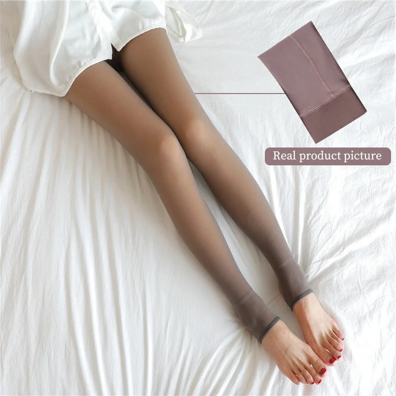 Warm Pantyhose Women Tights for Winter Super Elastic Black Soft Long Slim Hosiery Fashion Sexy Velvet Thick and Thin
