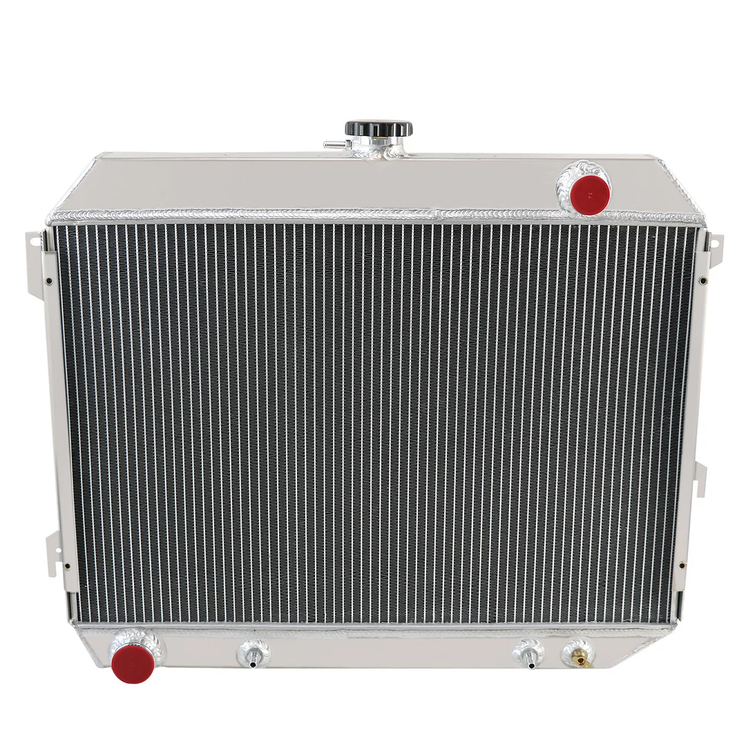 Alloyworks 4 Row Aluminum Radiator For 1968-1974 Dodge Plymouth Mopar Cars 26" Wide Core