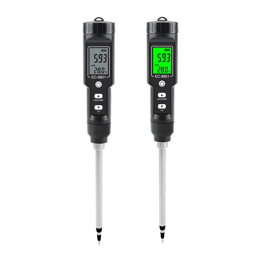 

Garden Potted Plants Digital Soil Tester Waterproof EC Temperature Monitor, Ec-8801, 501 Original