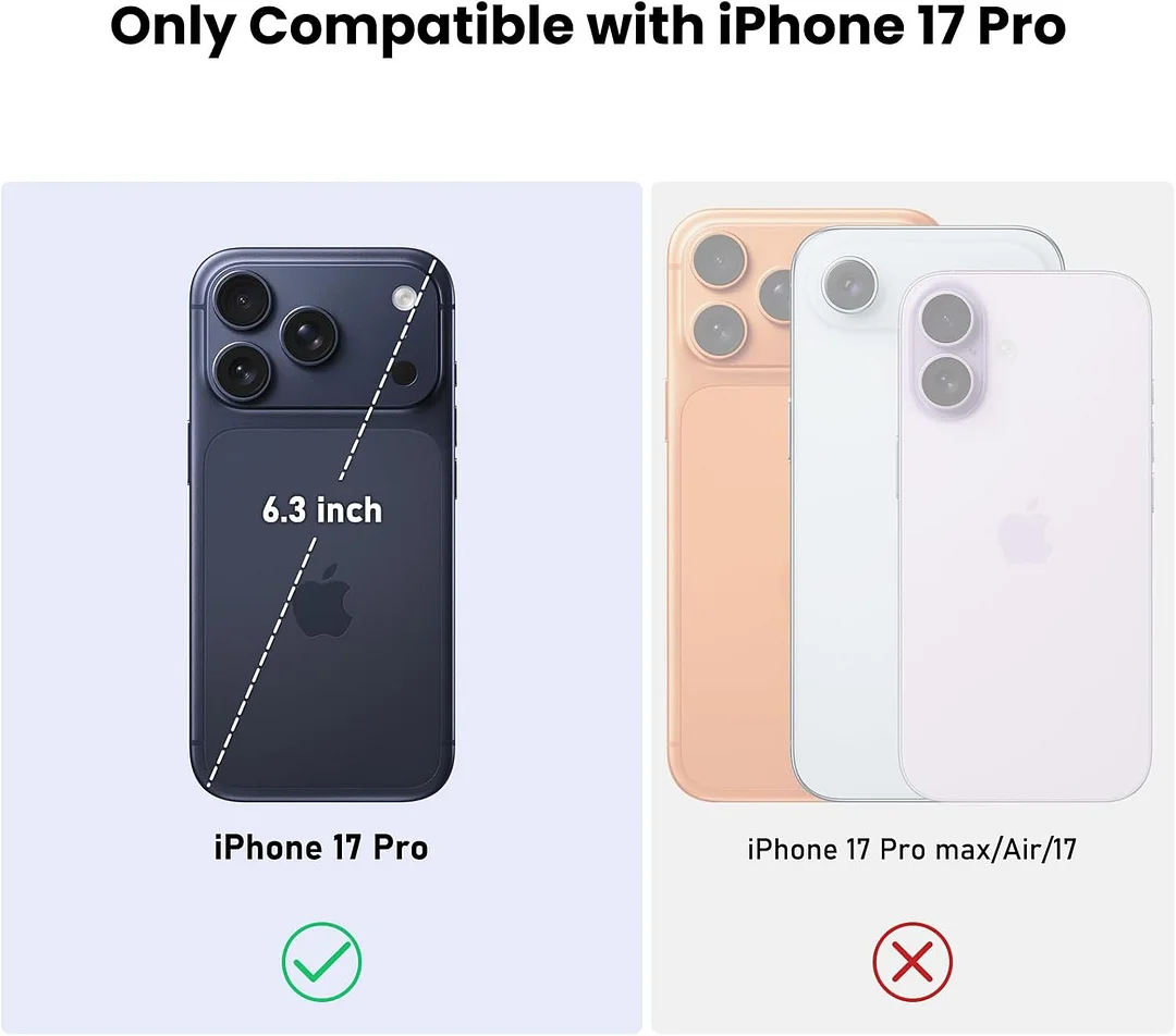 Nillkin for iPhone 17 Pro Max Case Magsafe, Compatible with MagSafe, Upgraded Full Camera Protection, Shockproof Protective, Adjustable Kickstand, iPhone 17 Pro Max Case with Stand 6.9 inch, Black