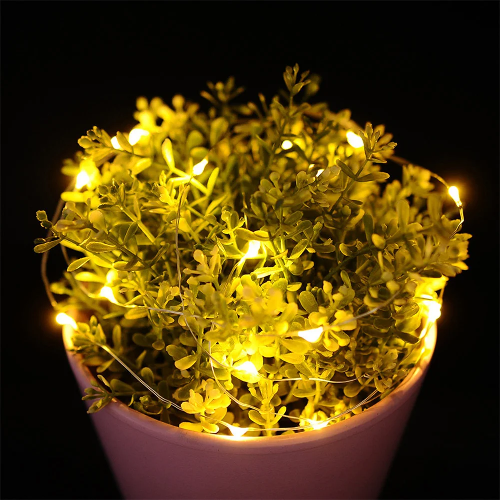 2m 20LED Solar Wine Bottle String Light Wedding Cork Garland Fairy Lamp