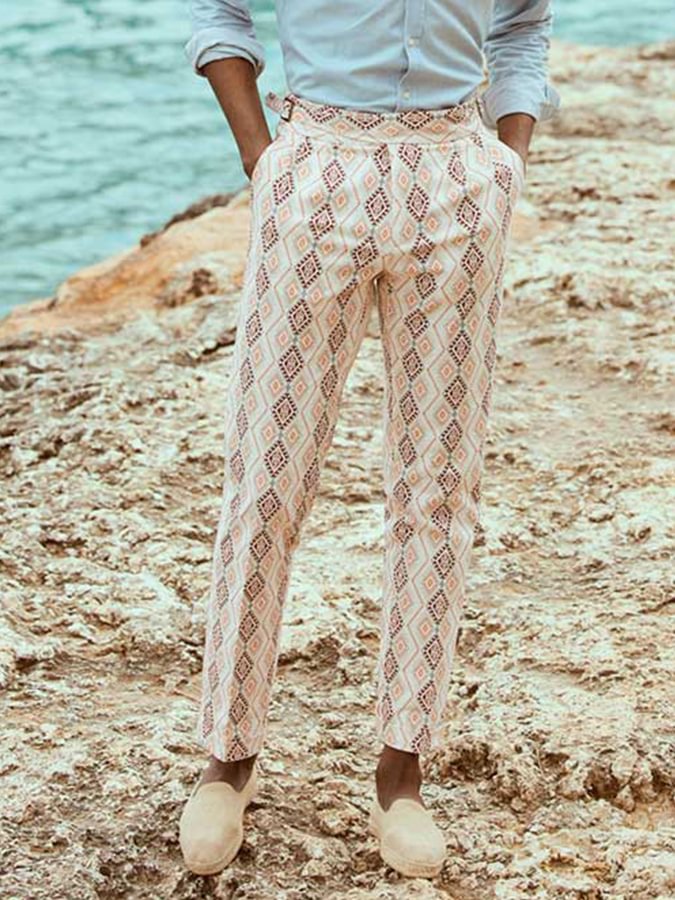 Men's casual Beige Pants
