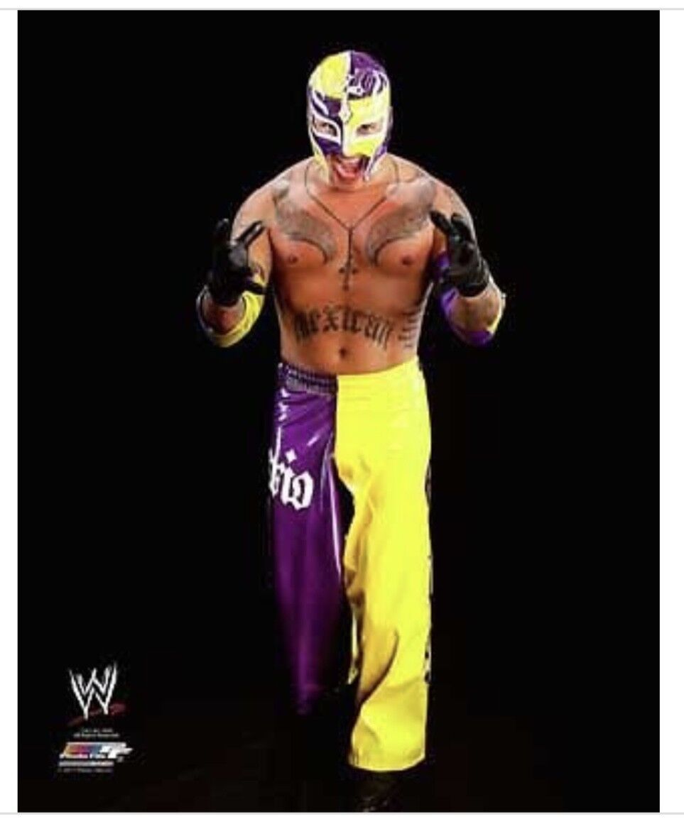 WWE REY MYSTERIO JR OFFICIAL LICENSED ORIGINAL 8X10 WRESTLING Photo Poster painting FILE Photo Poster painting 3