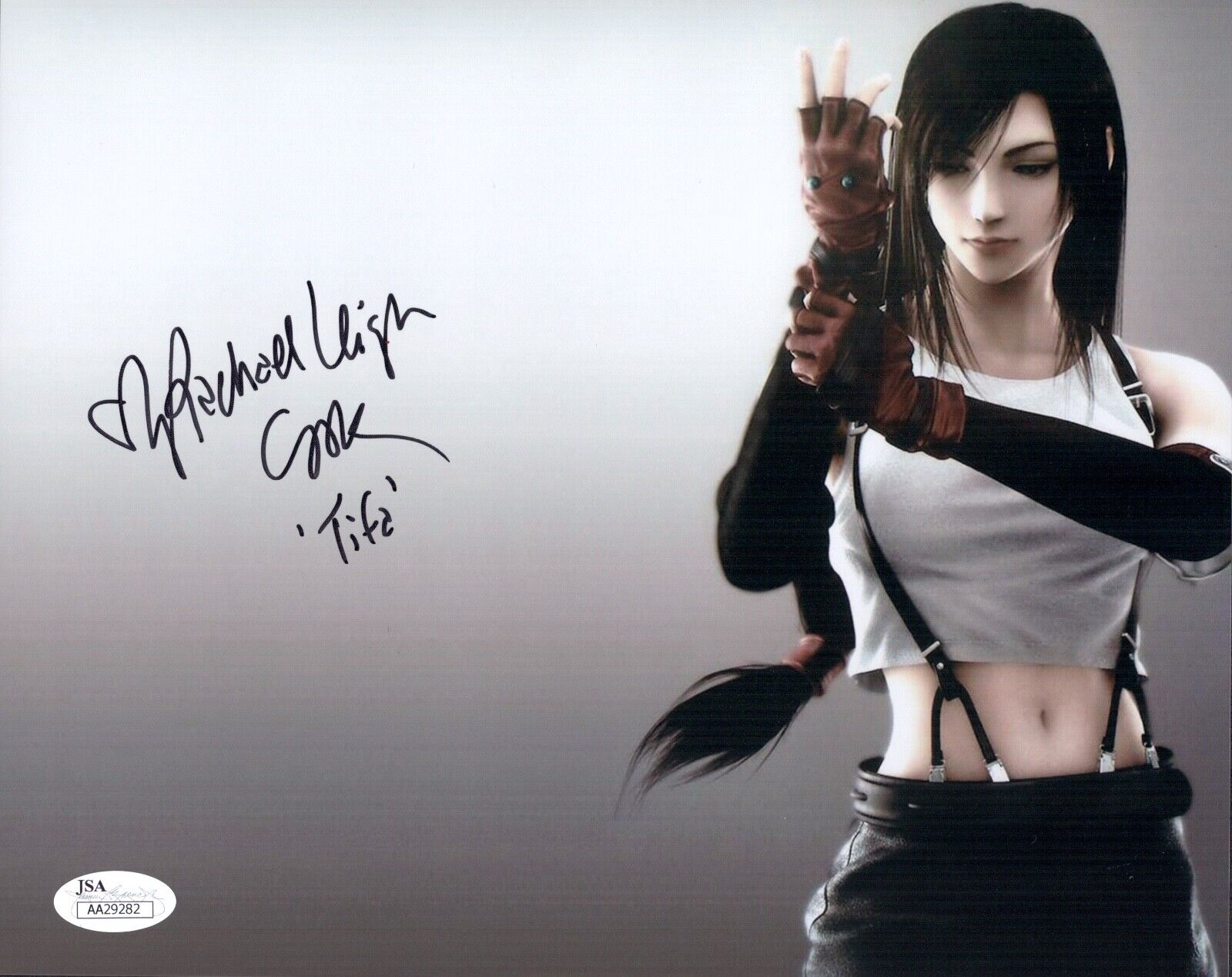 RACHEL LEIGH COOK Signed FINAL FANTASY VII 8x10 Photo Poster painting Autograph JSA COA