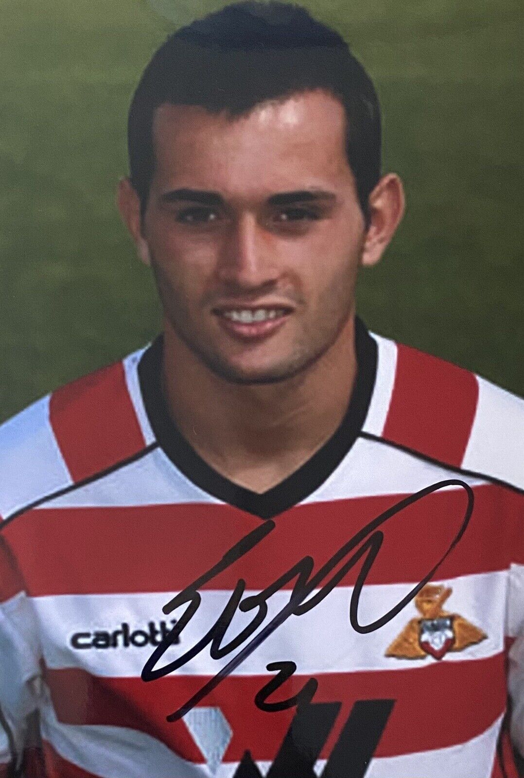 Sam Hird Genuine Signed Doncaster Rovers 6X4 Photo Poster painting
