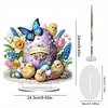 Diamond Painting Acrylic Easter Egg Tabletop Ornaments Decorations for Adult Beginner Home Decor DIY Crafts Gift