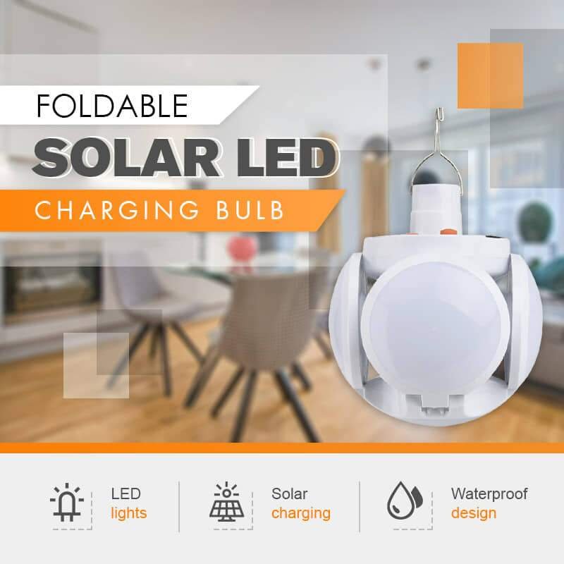 Foldable Solar LED Charging Bulb