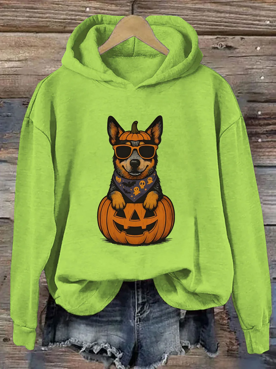 Blue Heeler Halloween Hoodie