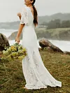 Crochet Backless Flared Sleeves Maxi Dress