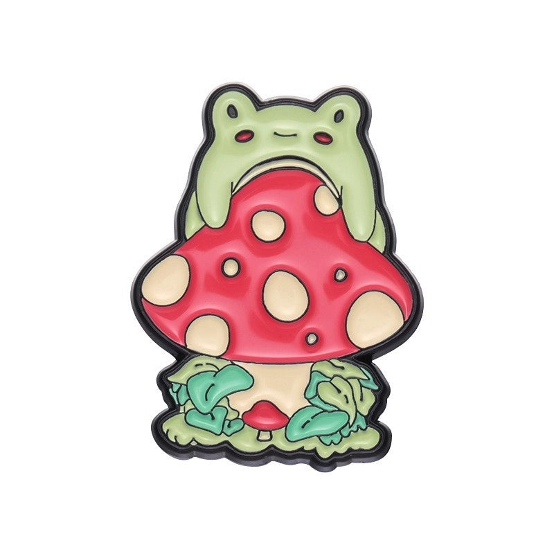 Cartoon Style Cute Pin Frog Alloy Plating Unisex Brooches