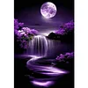 (US Only)Waterfall Printed Cross Stitch Kit 40x60cm DIY 14CT Thread Art Needlework Decor