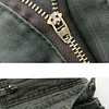 Men's Outdoor Vintage Washed Cotton Washed Multi-pocket Tactical Pants by Inlyline