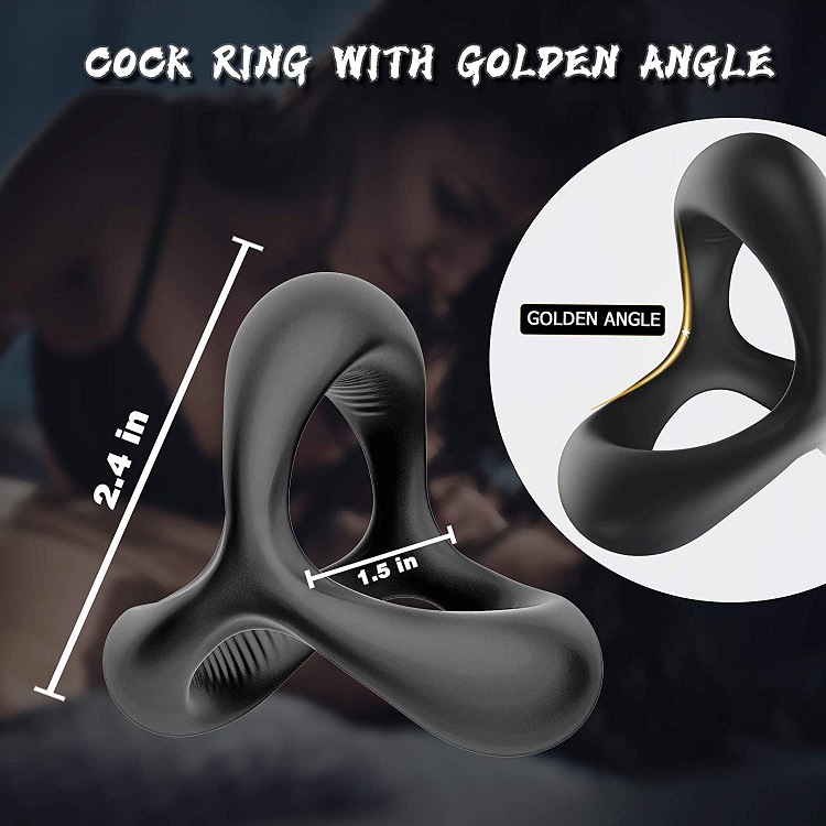 Enhanced Pleasure Silicone Penis Ring for Men