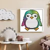 Penguin-14CT Stamped Cross Stitch Kit(14*15cm)