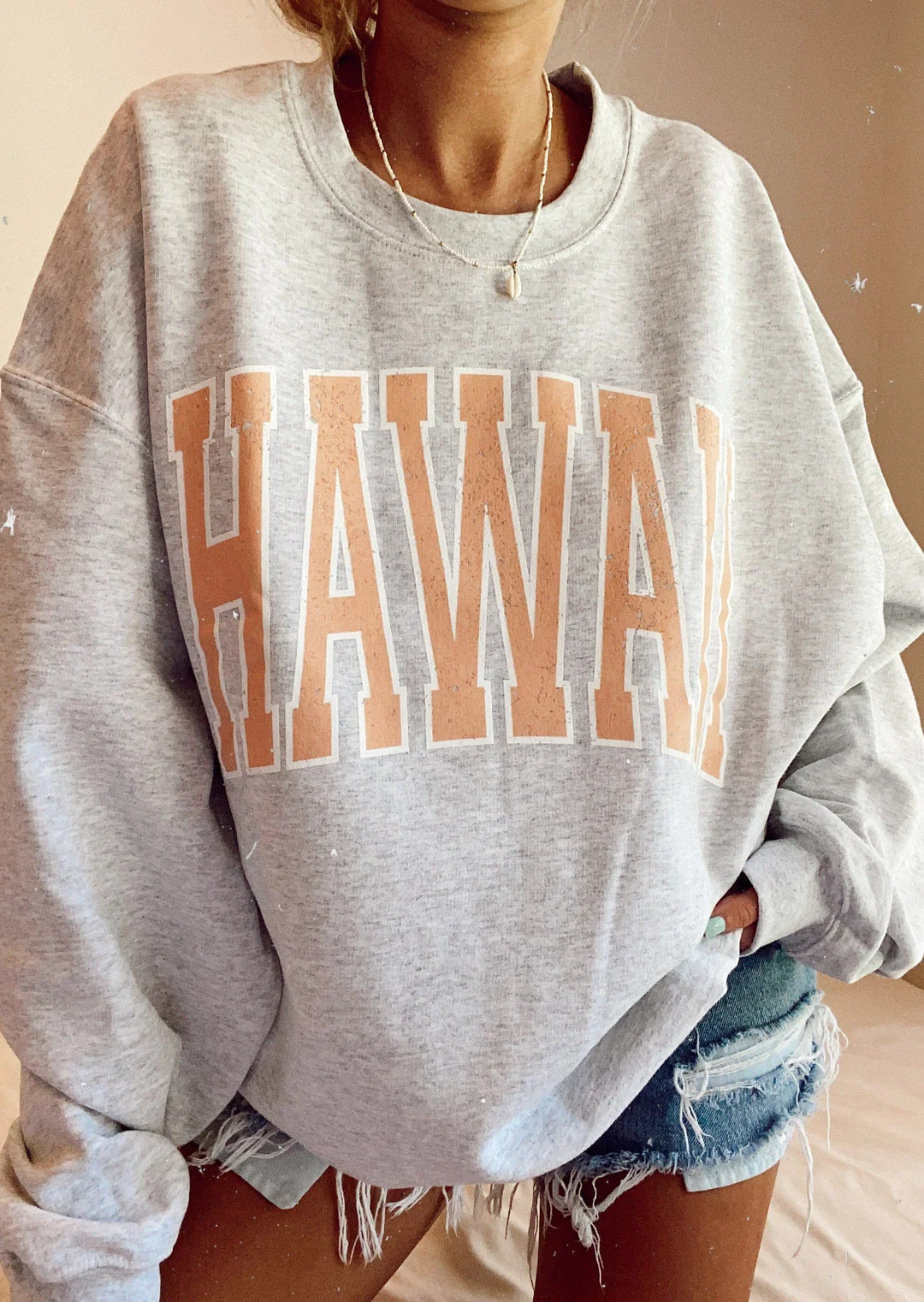 Hawaii Crewneck Sweatshirt August Lemonade August Lemonade