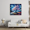 Starry Sky Scenery-11CT Stamped Cross Stitch 50*50cm/19.69*19.69in