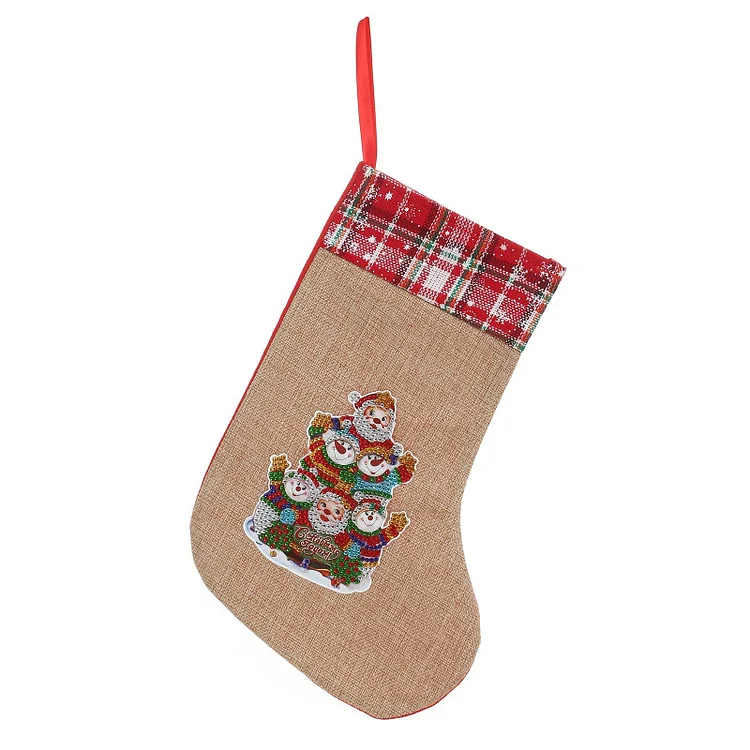 Diamond Painting Christmas Socks | gift bag | 31X21cm