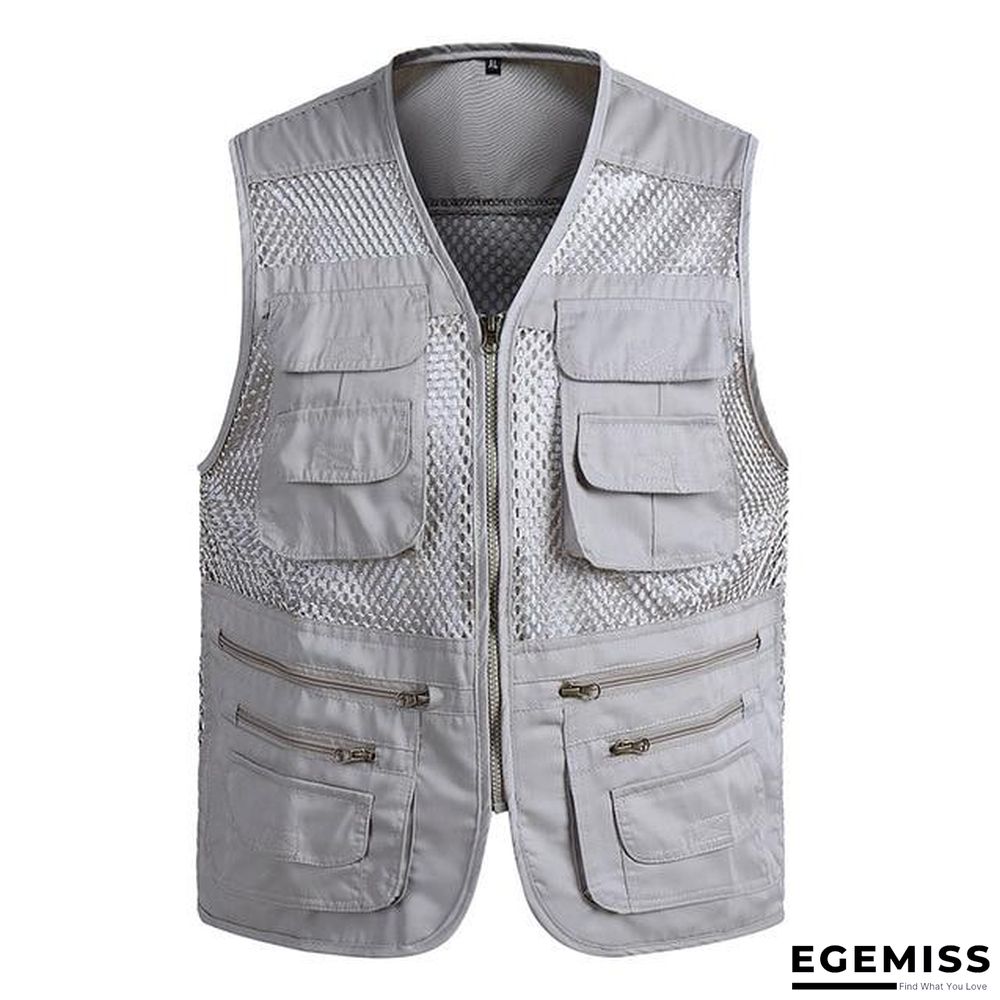 Men Multi-Pocket Classic Waistcoat Male Sleeveless Unloading Solid Coat Work Vest Tactical Masculino Jacket | EGEMISS