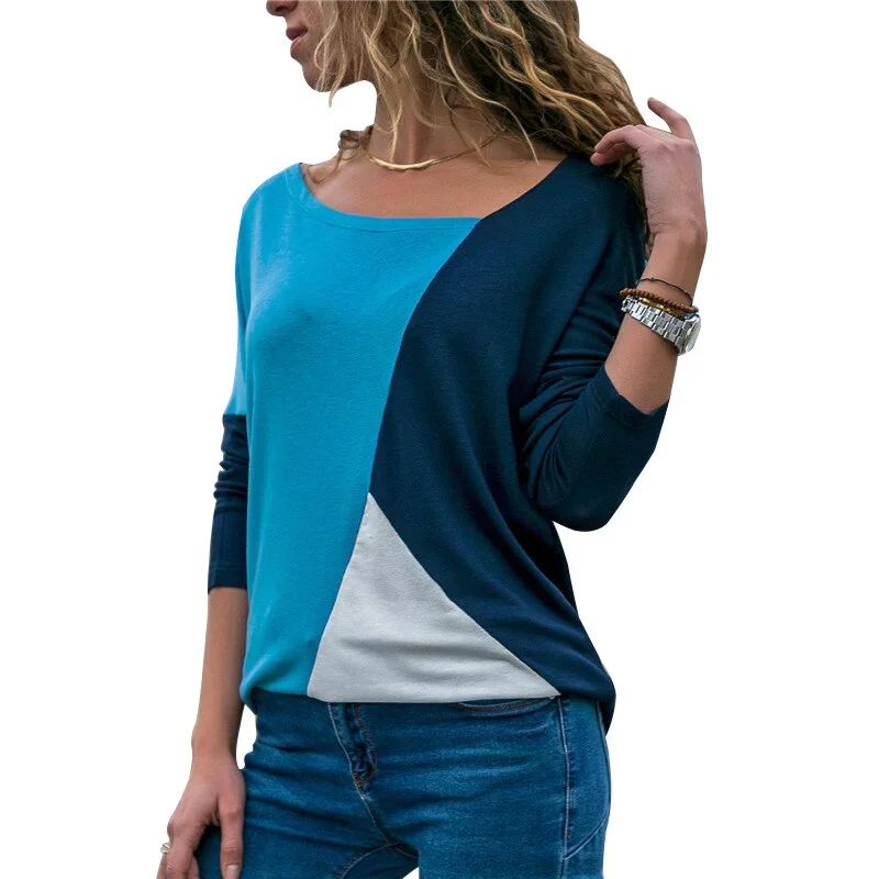 Womens Plus Size Fashions T-shirt 2020 Spring Women Clothes Casual Loose Streetwear Long Sleeve Top Tee Shirt Femme